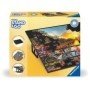 Suport portabil pentru puzzle cu design elegant negru pentru puzzle orizontal de 50 x 70 cm
